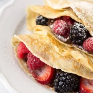 fruit crepe