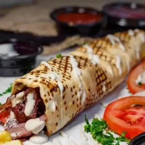 large saj shawarma