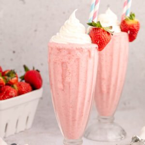 strawberry milk shake