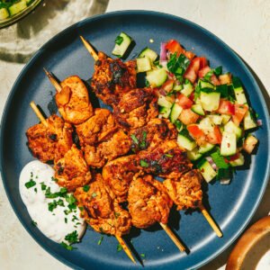 mixed grill (kebab, tikka, and taouk) meal